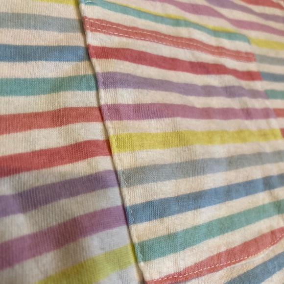 Cute pastel striped crop top - Picture 4 of 4